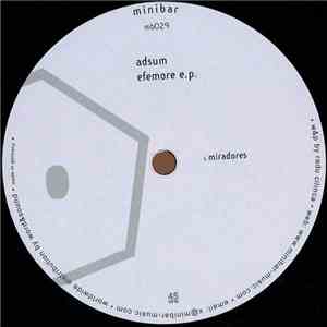 Adsum - Efemore E.P. flac album