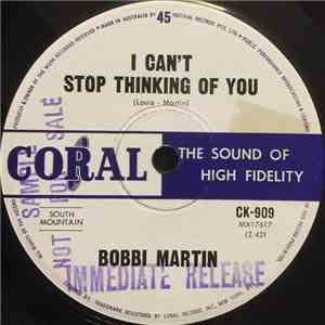 Bobbi Martin - I Can't Stop Thinking Of You flac album