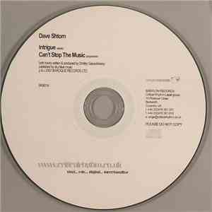 Dave Shtorn - Intrigue / Can't Stop The Music flac album