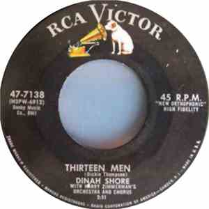 Dinah Shore With Harry Zimmerman's Orchestra And Chorus - Thirteen Men flac album