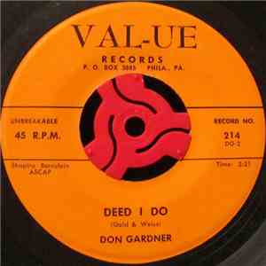 Don Gardner - Glory Of Love / Deed I Do flac album