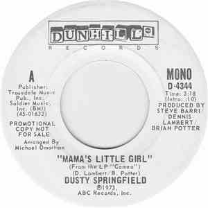 Dusty Springfield - Mama's Little Girl flac album