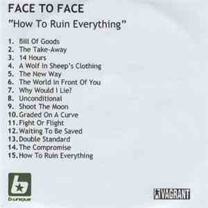 Face To Face - How To Ruin Everything flac album