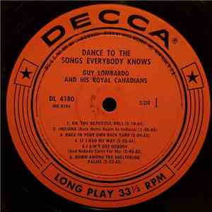 Guy Lombardo & His Royal Canadians - Dance To The Songs Everybody Knows! flac album