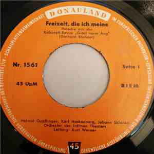 Helmut Qualtinger - Freizeit, Die Ich Meine / Der Jedermann-Kollapso / Der Dialektische Materialismus-Rock flac album