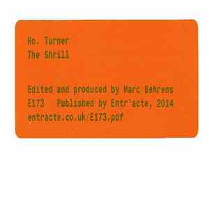 Ho. Turner - The Shrill flac album