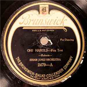 Isham Jones Orchestra - Oh! Harold / Henpecked Blues flac album