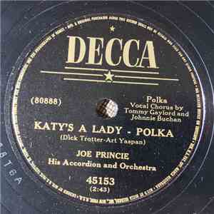 Joe Princie, His Accordian and Orchestra - Katy's A Lady / My Mother-In-Law flac album