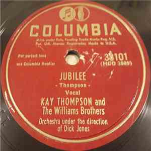 Kay Thompson, The Williams Brothers  - Jubilee / Back Home Again In Indiana flac album