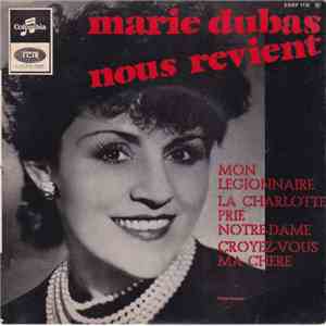Marie Dubas - Marie Dubas Nous Revient flac album