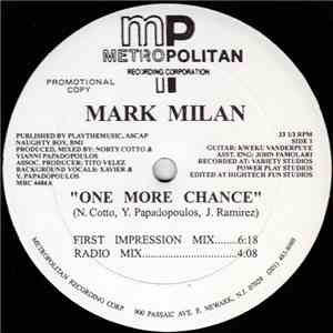 Mark Milan - One More Chance flac album