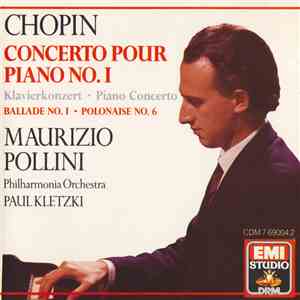 Maurizio Pollini, Chopin, Philharmonia Orchestra, Kletzki - Concerto Pour Piano No.1 flac album