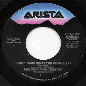 Melissa Manchester - I Don't Care What The People Say flac album