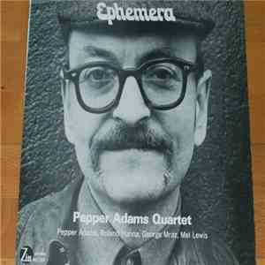 Pepper Adams Quartet - Ephemera flac album
