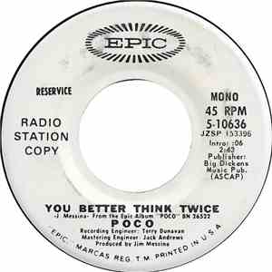 Poco  - You Better Think Twice flac album