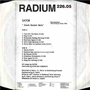 Sator - Stock Rocker Nuts flac album