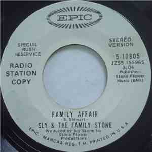 Sly & The Family Stone - Family Affair / Luv N' Haight flac album