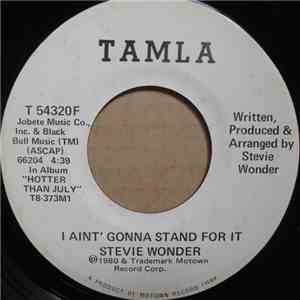 Stevie Wonder - I Ain't Gonna Stand For It flac album