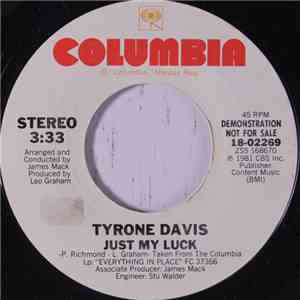 Tyrone Davis - Just My Luck flac album