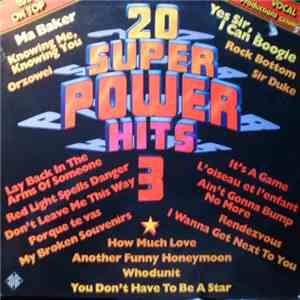 Various - 20 Super Power Hits 3 flac album