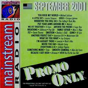 Various - Promo Only Mainstream Radio: September 2001 flac album