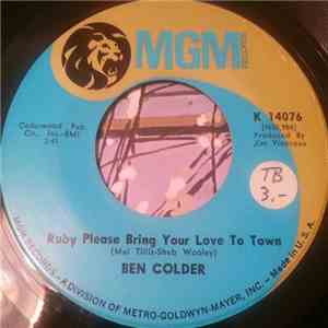 Ben Colder - Ruby Please Bring Your Love To Town flac album