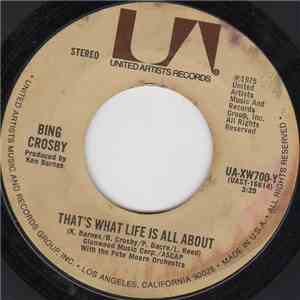 Bing Crosby - That's What Life Is All About / Send In The Clowns flac album