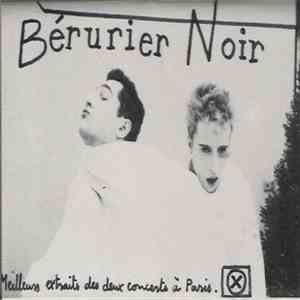 Bérurier Noir - Meilleurs Extraits Des Deux Concerts A Paris flac album