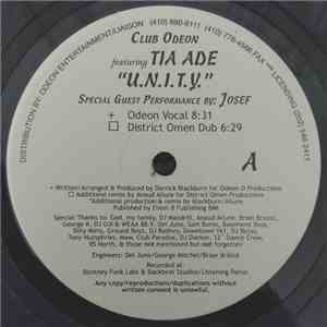 Club Odeon Featuring Tia Ade - U.N.I.T.Y. flac album