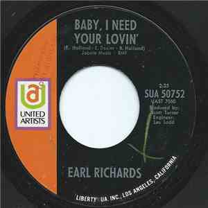 Earl Richards - Baby I Need Your Lovin' flac album