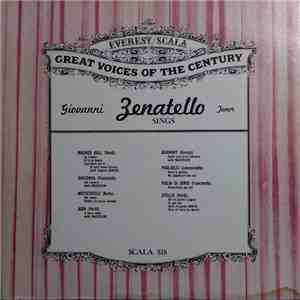 Giovanni Zenatello - Giovanni Zenatello Sings Tenor flac album