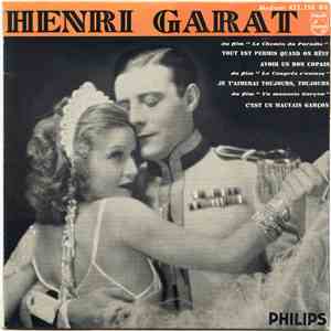 Henri Garat - Avoir Un Bon Copain flac album