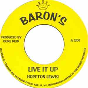 Hopeton Lewis / Baba Brooks - Live It Up / Smoking Ska flac album