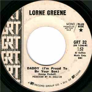 Lorne Greene - Daddy (I'm Proud To Be Your Son) flac album