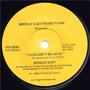 Middle East - I Couldn't Believe flac album