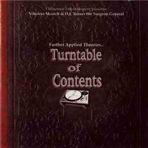 Nikoless Skratch & D.J. Tanner The Surgeon General - Further Applied Theories... Turntable Of Contents flac album