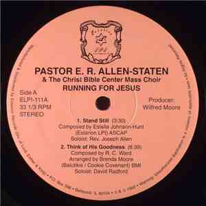 Pastor E.R. Allen-Staten - Running For Jesus flac album