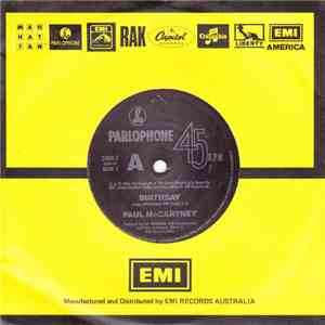 Paul McCartney - Birthday flac album