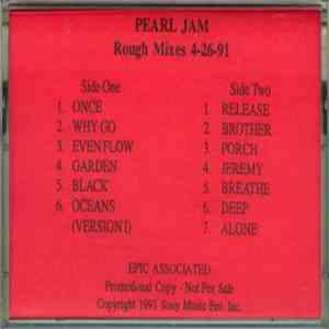 Pearl Jam - Rough Mixes 4-26-91 flac album