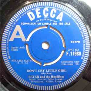 Peter And The Headlines - Don't Cry Little Girl flac album