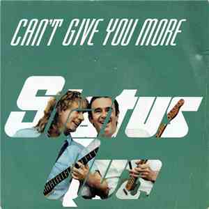 Status Quo - Can't Give You More flac album