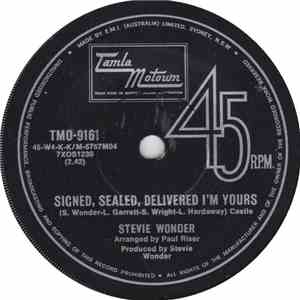 Stevie Wonder - Signed, Sealed, Delivered I'm Yours / I'm More Than Happy flac album