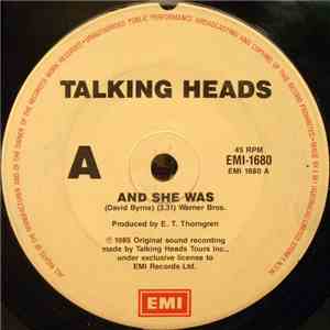 Talking Heads - And She Was flac album