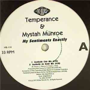 Temperance & Mystah Munroe - My Sentiments Exactly flac album