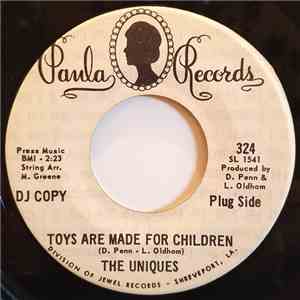 The Uniques  - Toys Are Made For Children / My Babe flac album