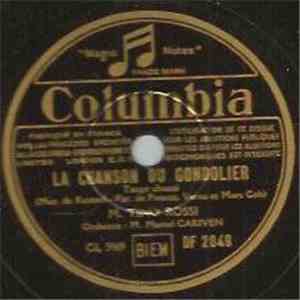 Tino Rossi - La Chanson Du Gondolier / Une Étoile Qui Passe flac album
