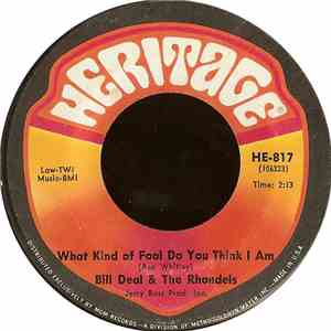Bill Deal & The Rhondels - What Kind Of Fool Do You Think I Am / Are You Ready For This flac album