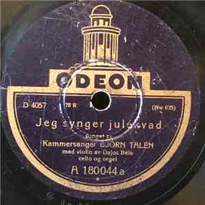 Björn Talén - Jeg Synger Julekvad / Deilig Er Jorden flac album