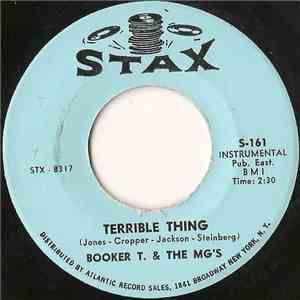 Booker T. & The MG's - Terrible Thing / Can't Be Still flac album