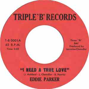 Eddie Parker  - I Need A True Love flac album